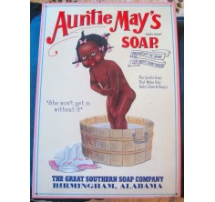 Auntie May's Soap Vintage Sign