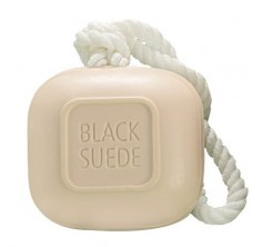 Black Suede Soap-On-A-Rope