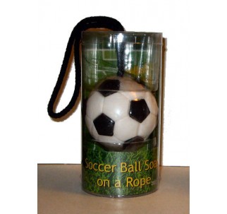 Soccer Ball Soap-On-A-Rope